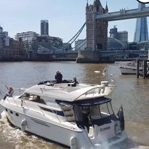 Yacht -central St Kats Dock Tower Bridge , London United Kingdom